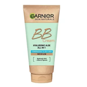 ب ب کرم مرطوب کننده گارنیر GARNIER مدل HYALURONIK ALOE 5I1 ARADA رنگ MEDIUM با SPF25 حجم 50 میل