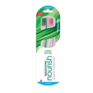 مسواک سنسوداین SENSODYNE مدل NOURISH پک 2 عددی وزن 200 گرم 