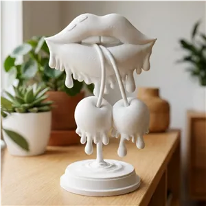 مجسمه دکوری لب های گیلاسی