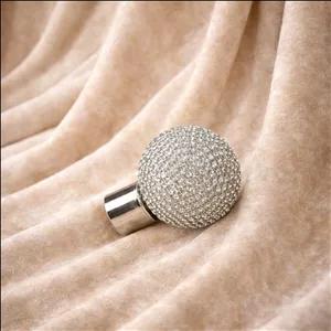 قپه چوب پرده پانچ مدل نگین دار سایز 25