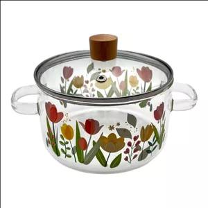 قابلمه پیرکس گلدار1.8 لیتر