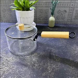 تابه پیرکس دسته چوبی1.8لیتر