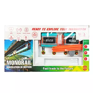 اسباب بازی مونوریل Monorail (قطار هوایی) مدل 2 واگن( کوچک)