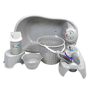 سرویس وان حمام کودک 7 تکه طرح ببعی