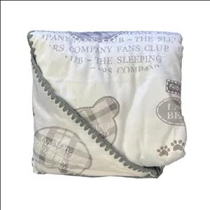 پتو دورپیچ کلاهدار خزدار خارجی