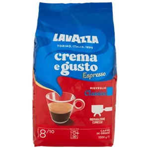 دانه قهوه لاوازا کرما گستو اسپرسو کلاسیکو Lvazza crema e gusto espresso classico 
