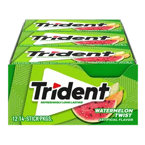 باکس آدامس تریدنت هندوانه توییست Trident watermelon twist box