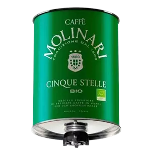 سیلندر قهوه مولیناری ارگانیک 100 درصد عربیکا Molinari arabica 0 organic 