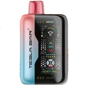 پاد یکبار مصرف تسلا بار آب هلو یخ 40000 پاف tesla bar juicy peach ice pod