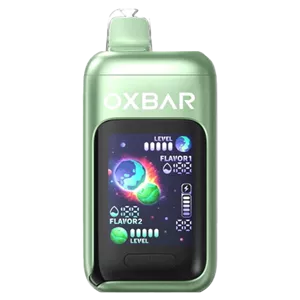 پاد یکبار مصرف اوکسبار موز کیوی توت فرنگی 50000 پاف oxbar dualblend strawberry kiwi banana pod
