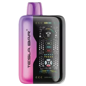 پاد یکبار مصرف تسلا بار آلبالو کولا 40000 پاف tesla bar cherry cola pod