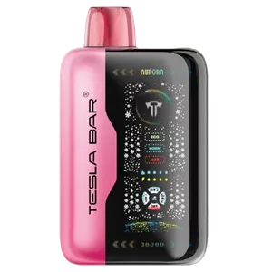 پاد یکبار مصرف تسلا بار آب نبات شکر 40000 پاف tesla bar sugar candy pod