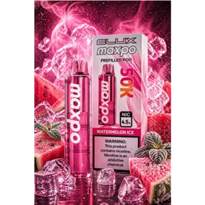 پاد یکبار مصرف مکسپو هندوانه یخ 50000 پاف Maxpo watermelon ice pod