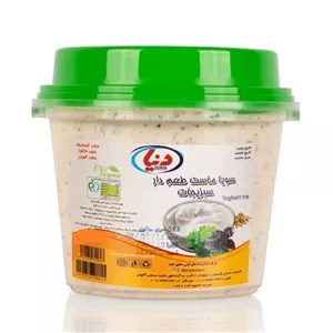 سویا ماست طعم دار سبزیجات دنيا ـ 700 گرم