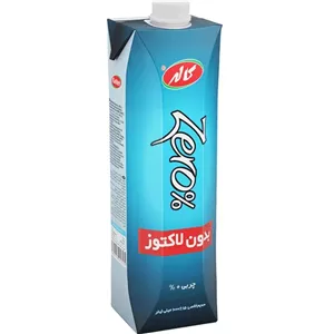 شیر بدون لاکتوز و چربی کاله 1 لیتری