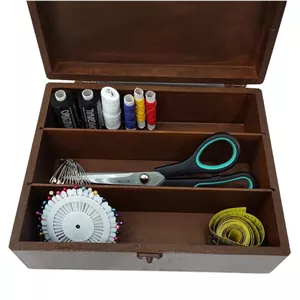 جعبه لوازم خیاطی طرح کلاسیک