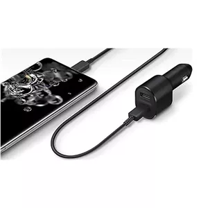 شارژر فندکی سامسونگ به همراه کابل USB-Cشش ماه گارانتی