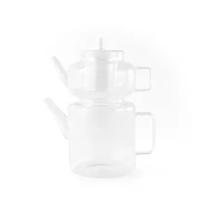 ست کتری و قوری پیرکس ناتالی (Natali) مدل فلت