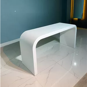 میز ناخن دوطرف خم دونفره