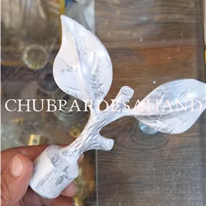 قپه(سری) برگ چوب پرده پانچ سفیدطوسی