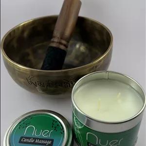 شمع ماساژ  200 گرمی nura معطر(دارای روغن آرگان مراکشی)