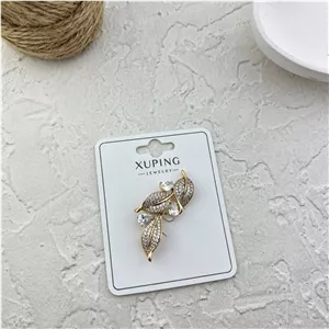 گل سینه زنانه ژوپینگ مدل برگ گل کد G4167