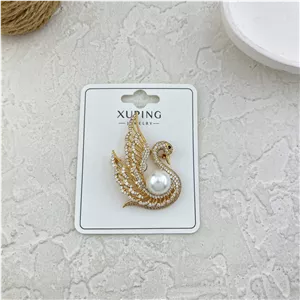 گل سینه زنانه ژوپینگ مدل قو کد G4183