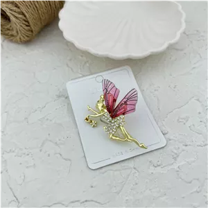 گل سینه زنانه مدل فرشته کد G4111