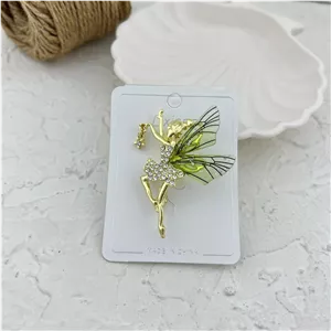 گل سینه زنانه مدل فرشته کد G4110