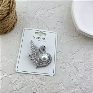 گل سینه زنانه ژوپینگ مدل قو کد G4168