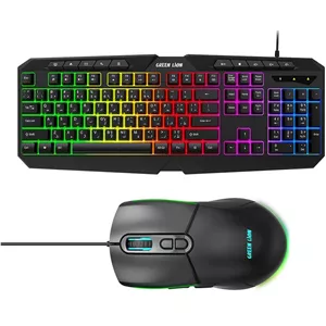 کیبورد و ماوس گیمینگ گرین لاین مدل GK-400