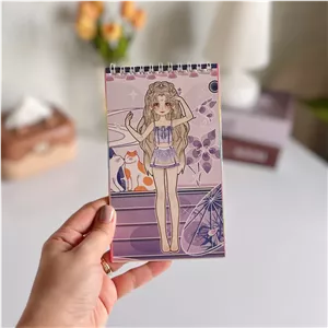 دفترچه استیکر میکاپ انیمه 