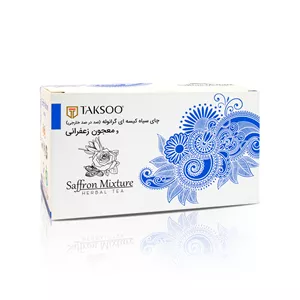 چای معجون زعفرانی ۲۵ عددی کیسه‌ای تکسو ۵۰ گرمی
