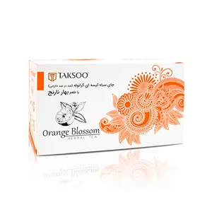 چای بهار نارنج کیسه‌ای تکسو(چای سیاه گرانوله ،بسته بندی‌ 25 عددی) ۵۰ گرمی