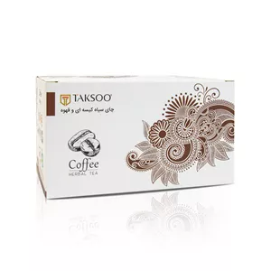 چای قهوه کیسه‌ای تکسو(چای سیاه گرانوله ،بسته بندی‌ 25 عددی) ۵۰ گرمی