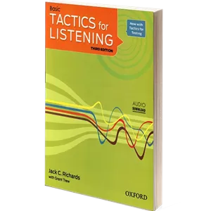 کتاب tactics for listening basic 3rd  تکتیس فور لیسنینگ بیسیک