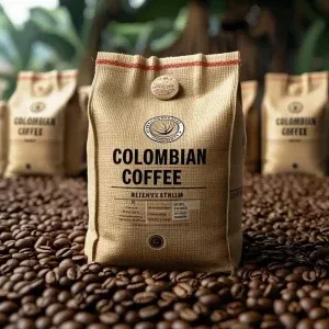 دانه قهوه تک خواستگاه کلمبیا اسپیشیال (  V I P  ) یک کیلوگرم 