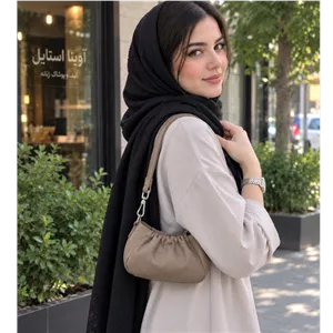 کیف  زنانه دوشی مدل تک زیپ چرم  با تخفیف ویژه