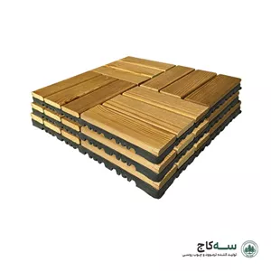 تایل ترموود 12 تیکه | تمامی ضخامت‌های چوب