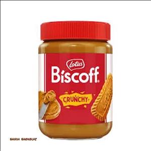 کرم بیسکوئیت بیسکوف کرانچی لوتوس Lotus Biscoff Crunchy Spread وزن 380 گرمی