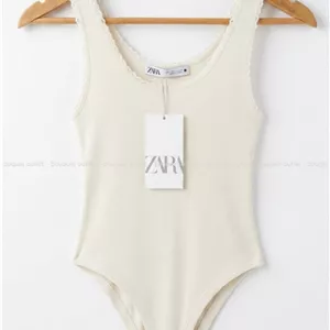 بادی سفید کبریتی زارا ZARA