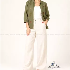 شومیز سدری گلدوزی BERSHKA