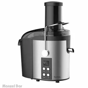 آبمیوه گیری تکنو مدل TE-219 چهار سرعته 800 وات | آبمیوه گیر تک کاره Techno با دهانه 75 میلی‌متری و مخزن 0.8 لیتری