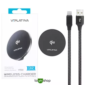 شارژر وایرلس گوشی موبایل VIPLATINA مدل VD11