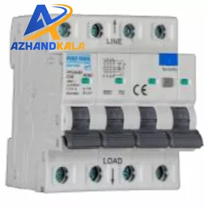 کلید محافظ جان ترکیبی الکترومگنتیک چهار پل ۸۰ آمپر پارس فانال مدل PFLN80
