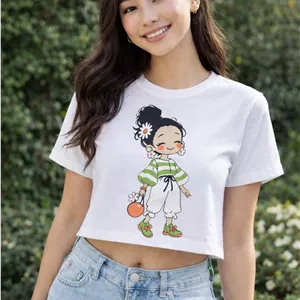 کراپ نخی طرح دختر