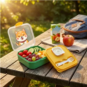 لانچ باکس فانتزی دو طبقهچنگال