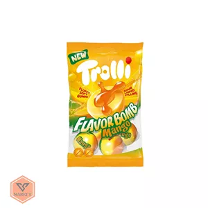 پاستیل Trolli Flavor Bomb Mango | پاستیل طعم انبه با مغز ترش مایع
