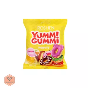 پاستیل Roshen Yummi Gummi Donuts | پاستیل طرح دونات روسن 80 گرمی