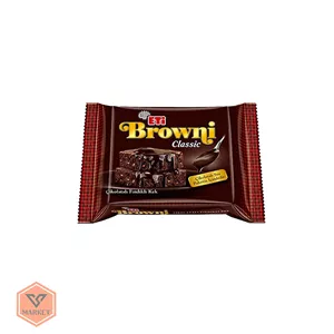 : کیک براونی کلاسیک اتی (Eti Browni Classic) با فندق و سس شکلات؛ یک بمب شکلاتی تمام‌عیار! 🍫💥